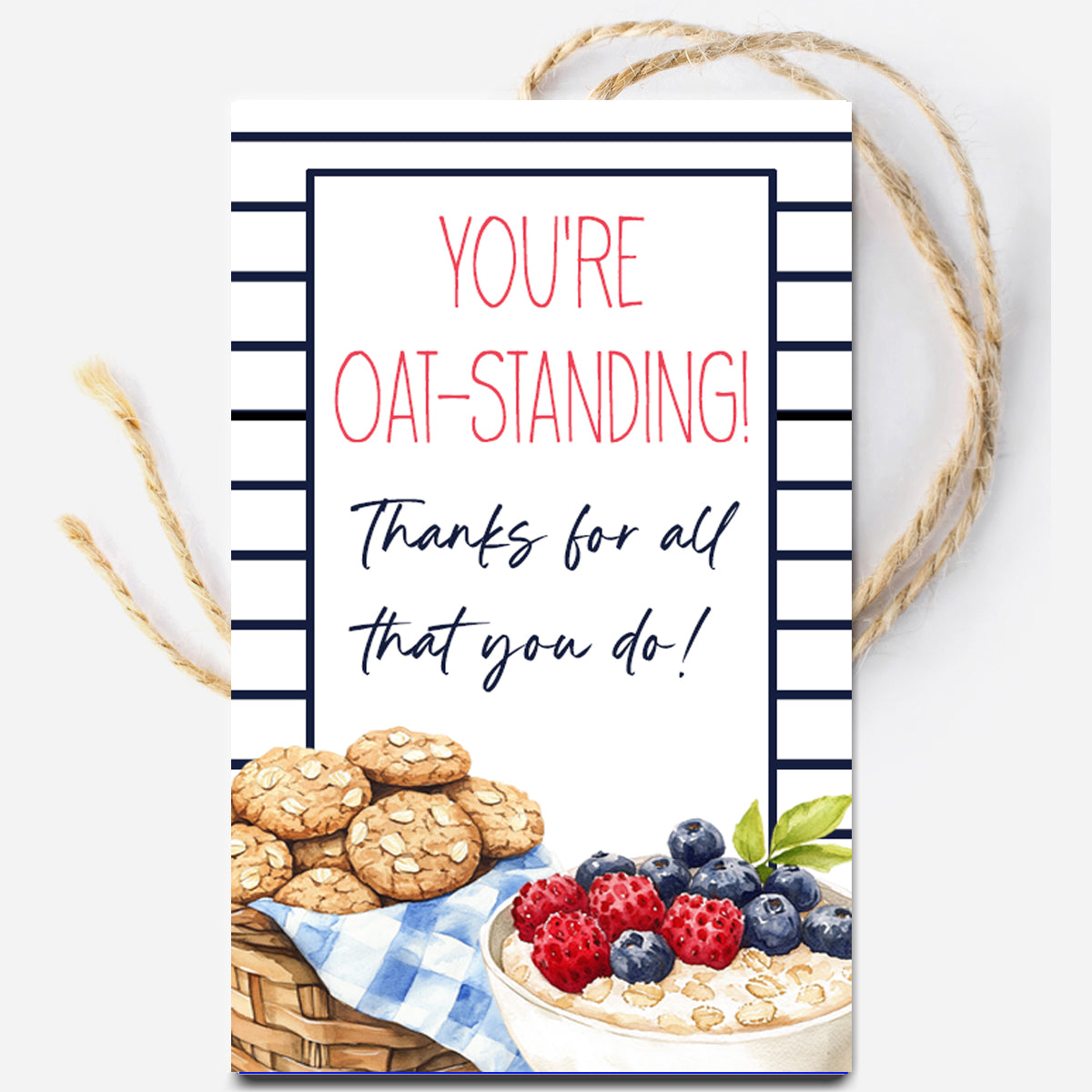 You're Oat-Standing Oat Instant Download Tag