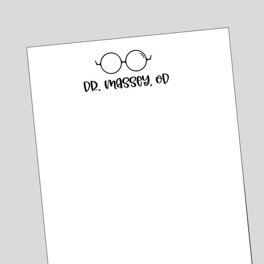 Eye Glasses Notepad