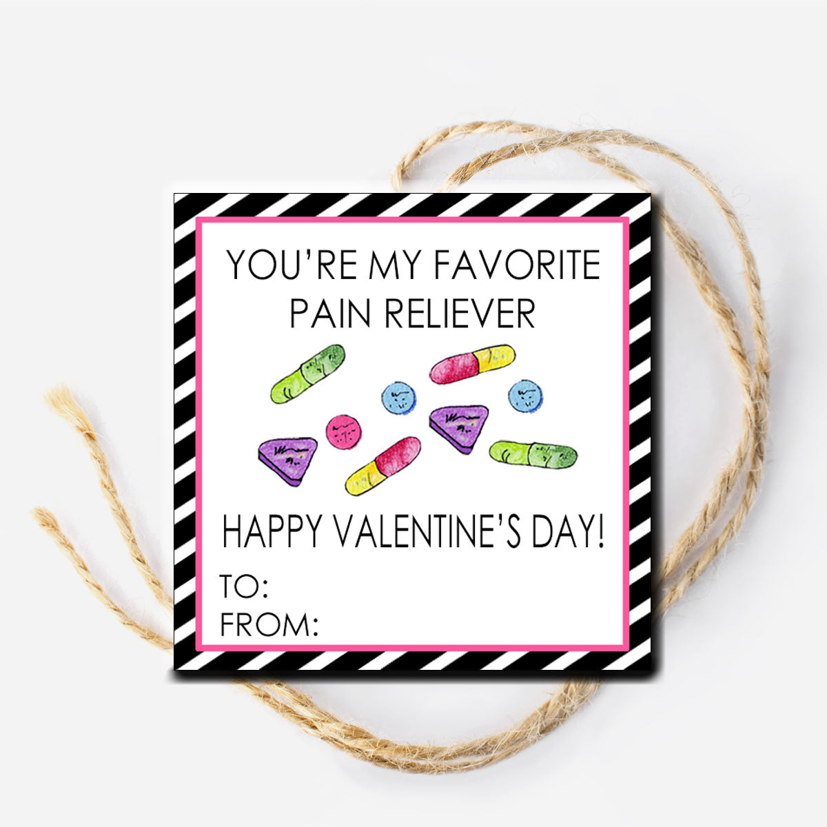 Funny Medical Valentines Tags