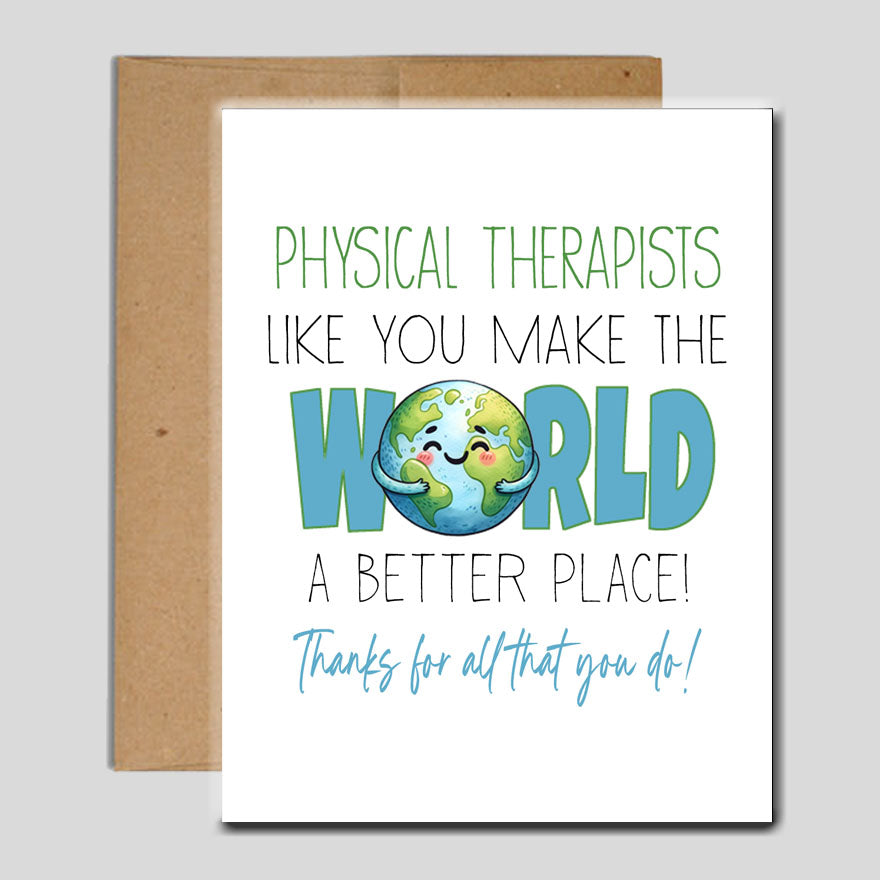 Physical Therapist Greeting Card