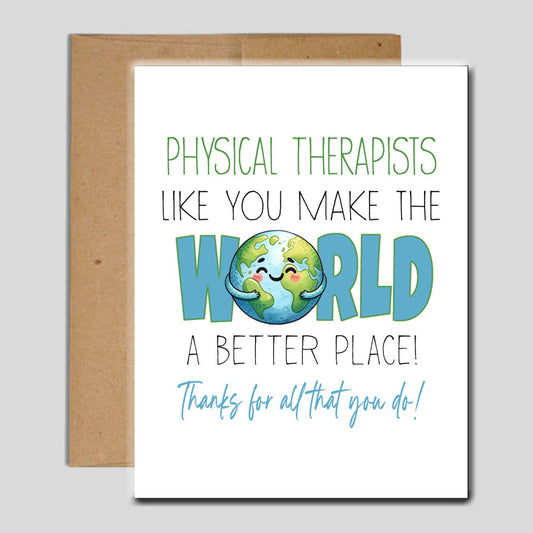 Physical Therapist Greeting Card