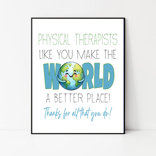Physical Therapist Sign Decor