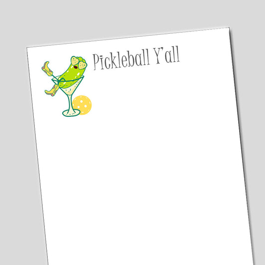 Pickeball Y'all Notepad