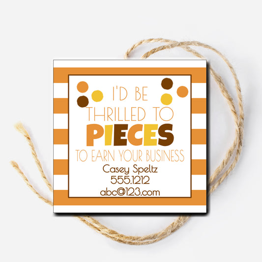 Thrilled to Pieces Referral Marketing Tags