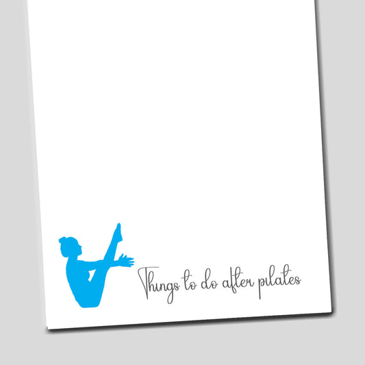 Pilates Notepad