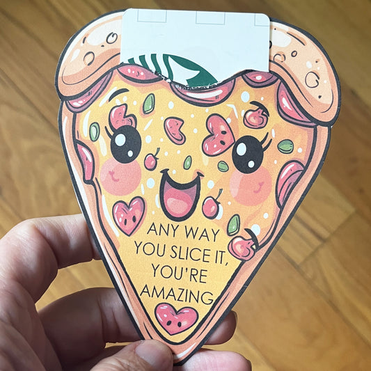 FREE Pizza Gift Card Holder - Instant Download