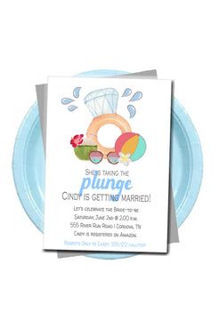 Couples Pool Party Invitation – wacky-kracker