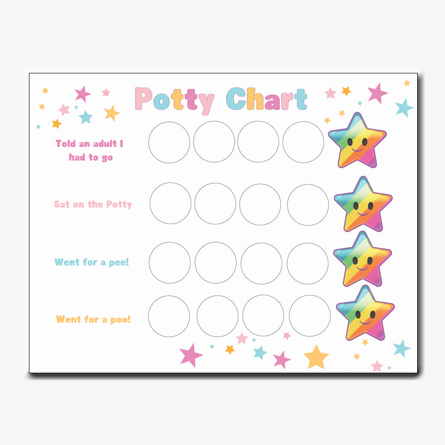 Potty Chart Instant Download