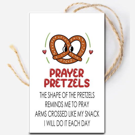 Prayer Pretzels Instant Download Tag