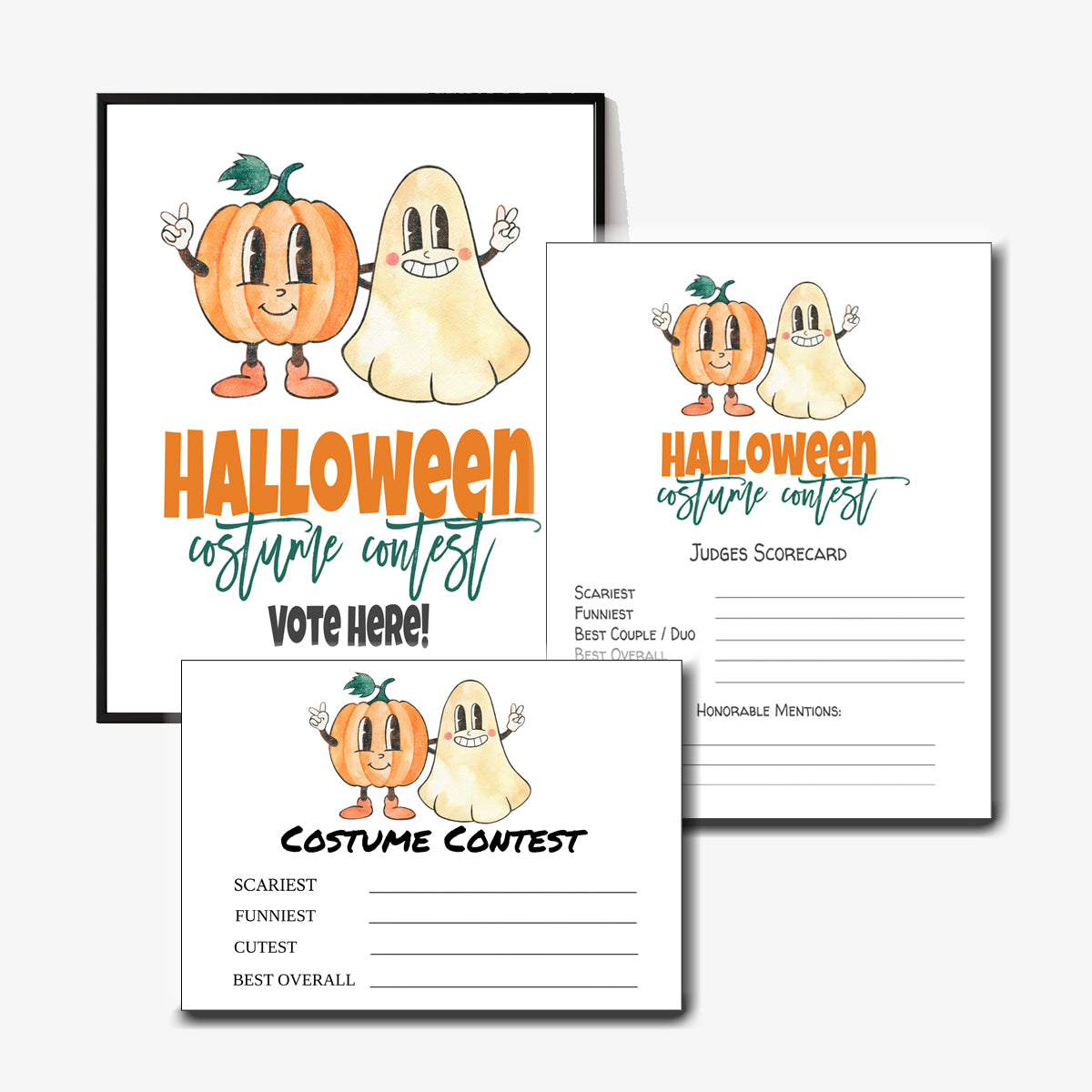 Retro Halloween Costume Contest Kit