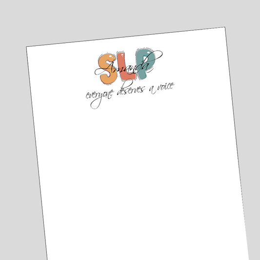 SLP Speech Notepad