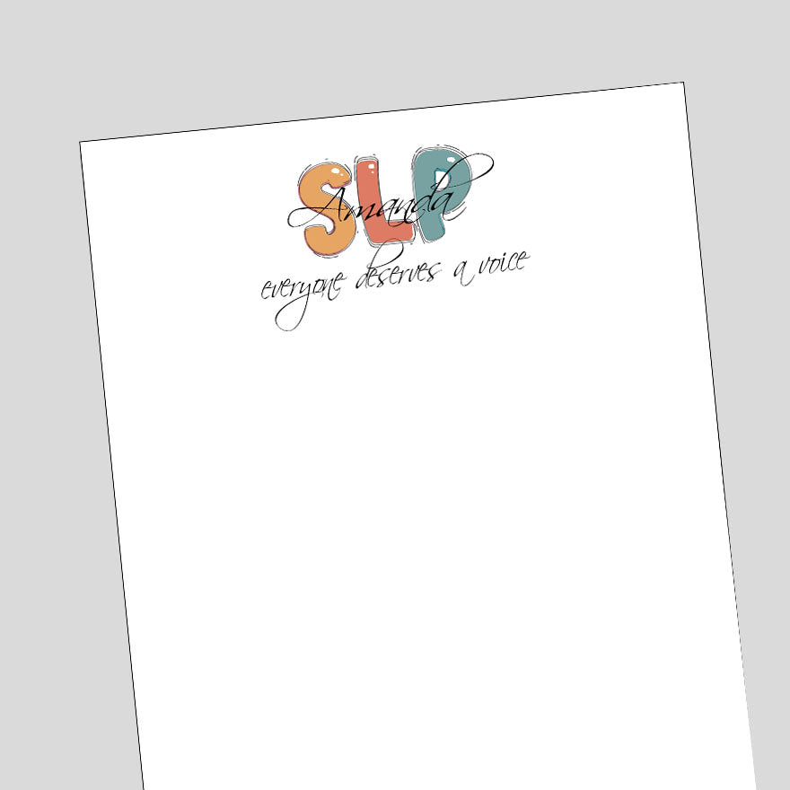 SLP Speech Notepad