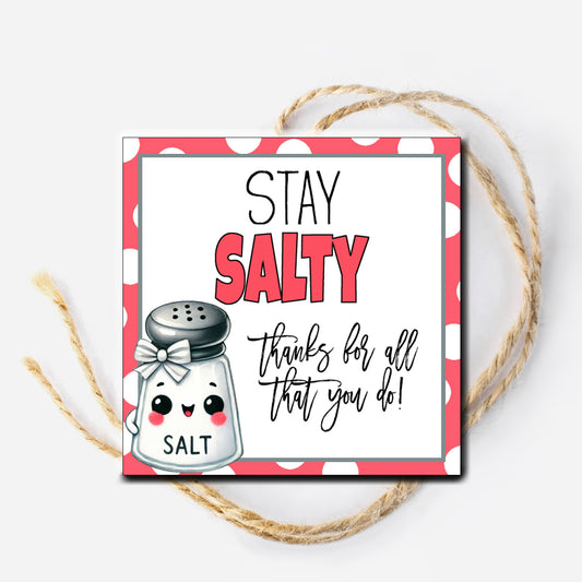 Stay Salty Instant Download Tag