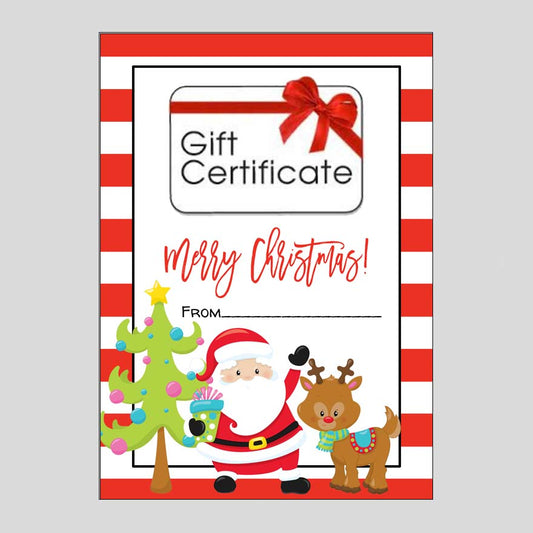 Santa Gift Card - INSTANT DOWNLOAD