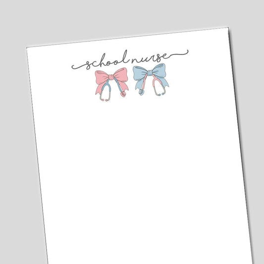 School Nurse Notepad