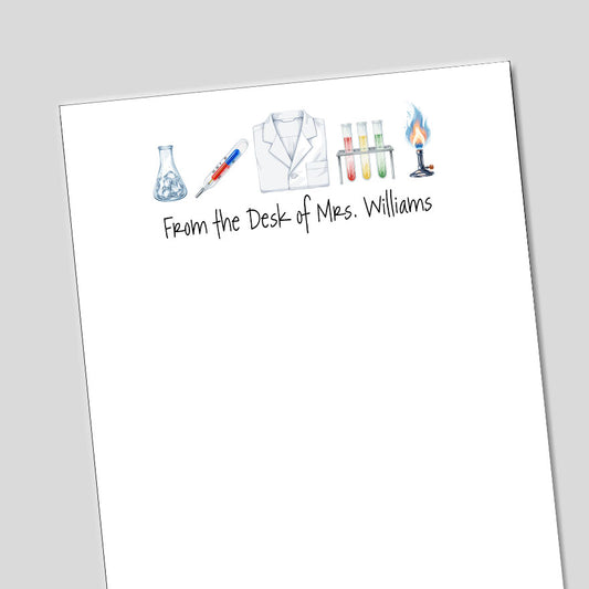 Science Chemist Notepad