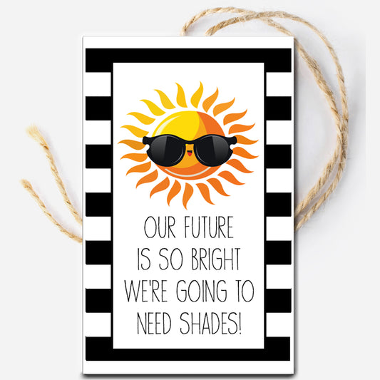 Our Future is so Bright Graduation Instant Download Tag