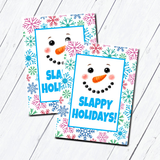 Slappy Holiday Instant Download Tag