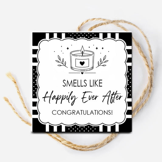 Smells like Happily Ever After Instant Download Tag