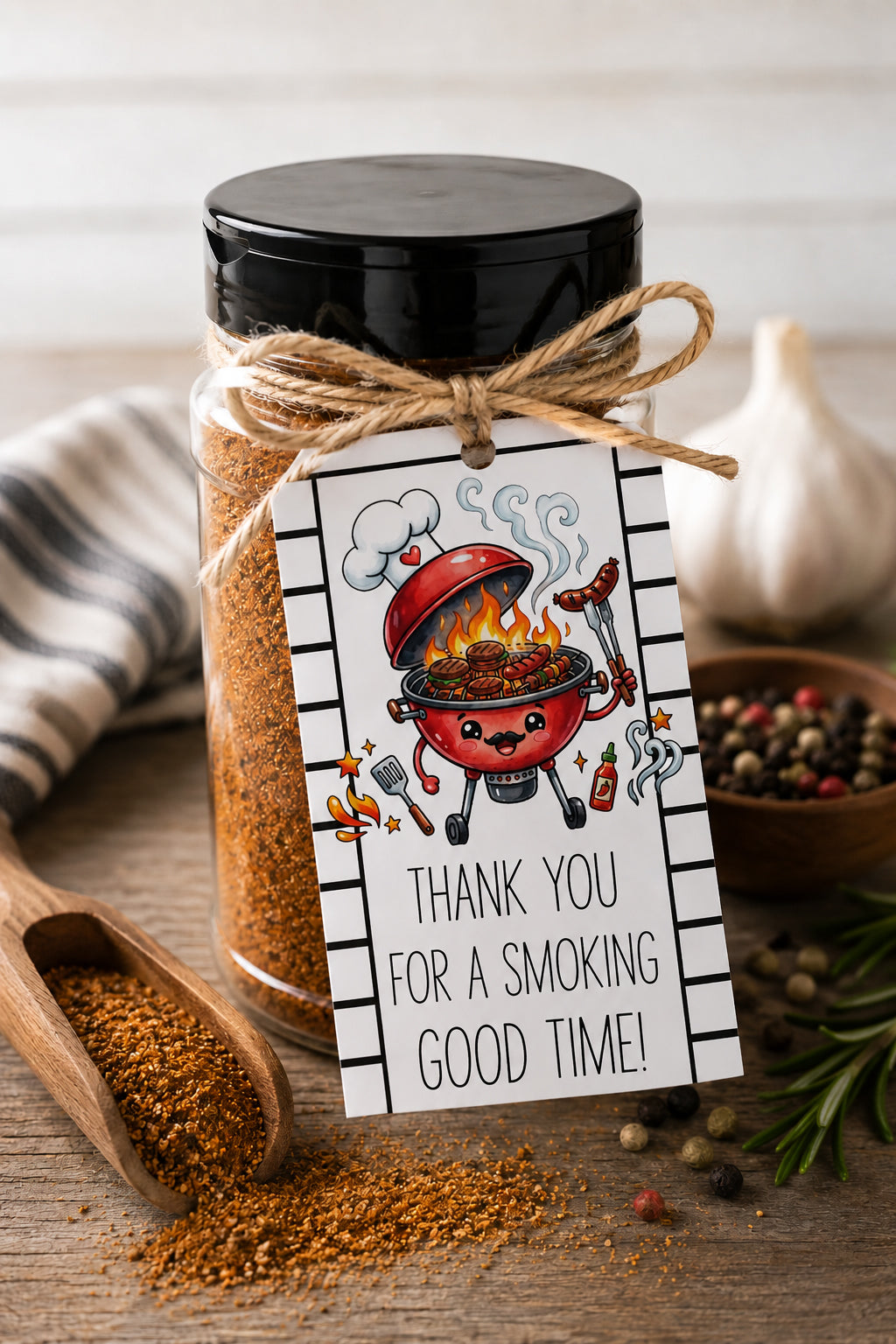 Thank you for a Smoking Good Time Instant Download Tag