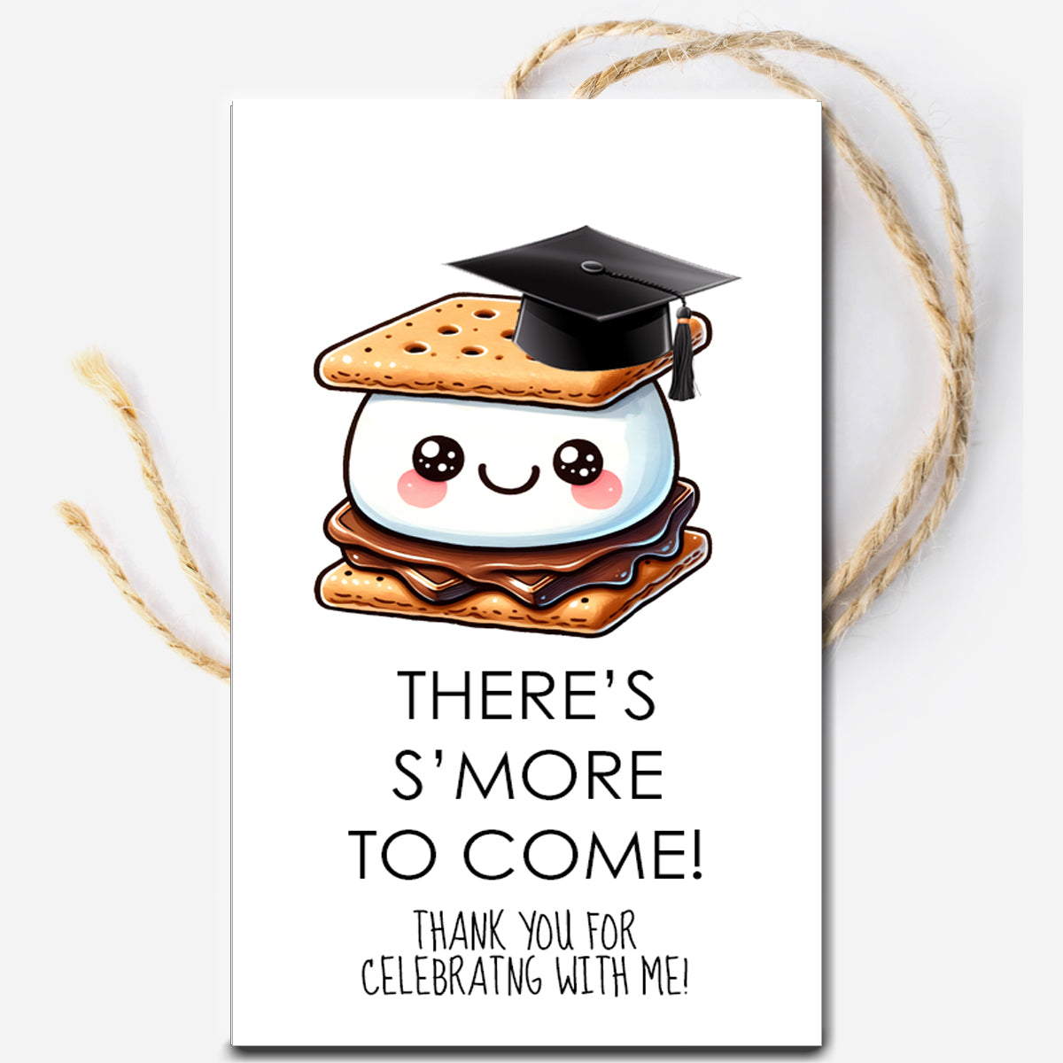 S'more Graduation Gift Tag