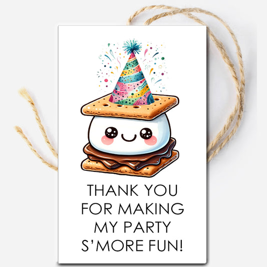 Smore Birthday Instant Download Tag