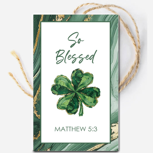 So Blessed Instant Download Gift Tag
