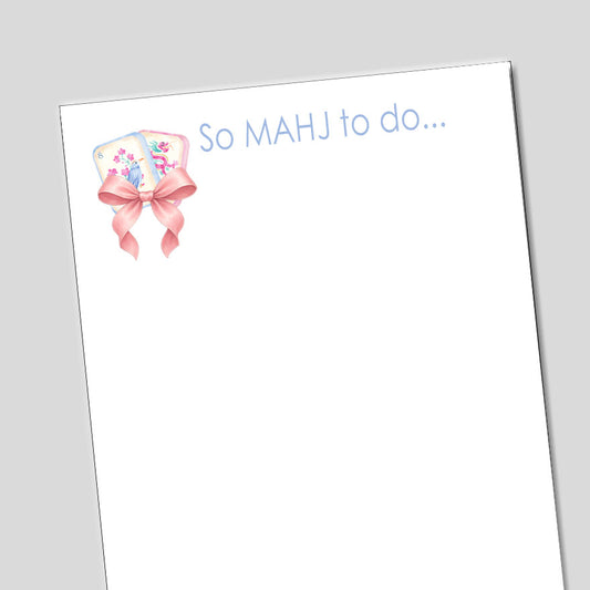 So Mahj to Do Notepad