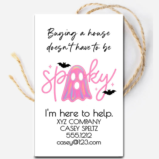 Spooky Halloween Referral Marketing Tags