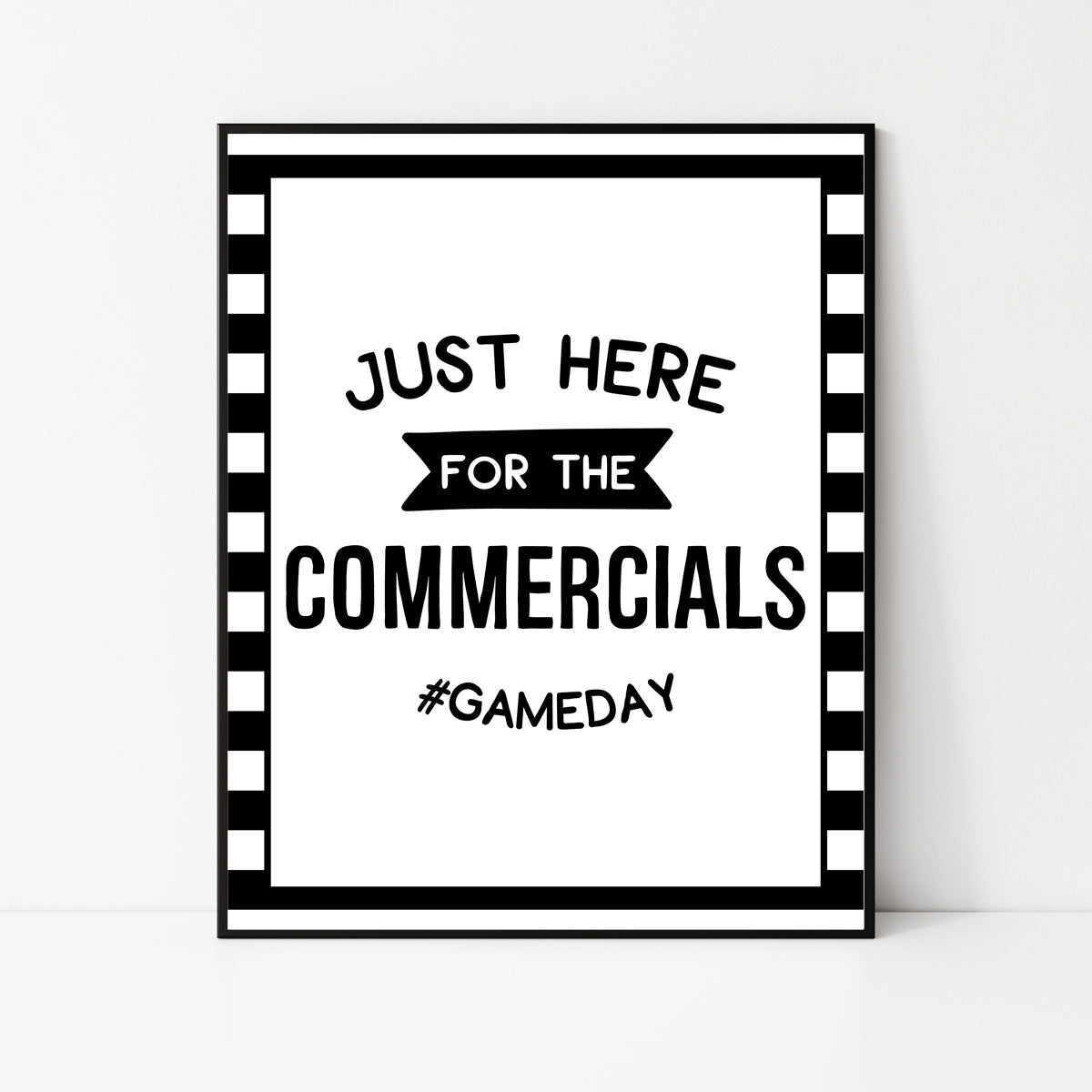 Football Sign Instant Download