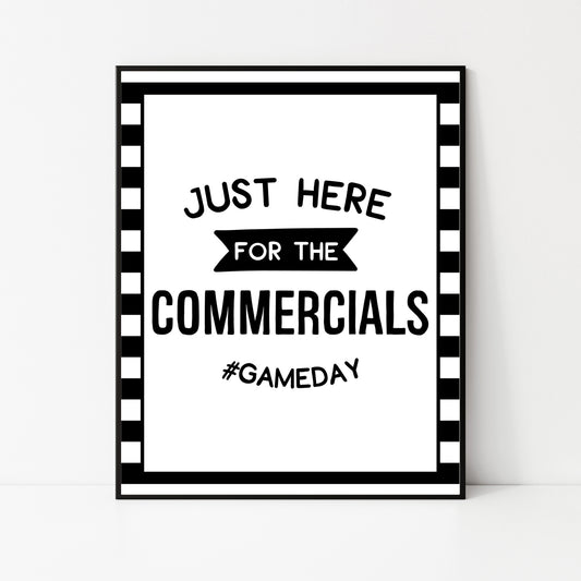 Football Sign Instant Download