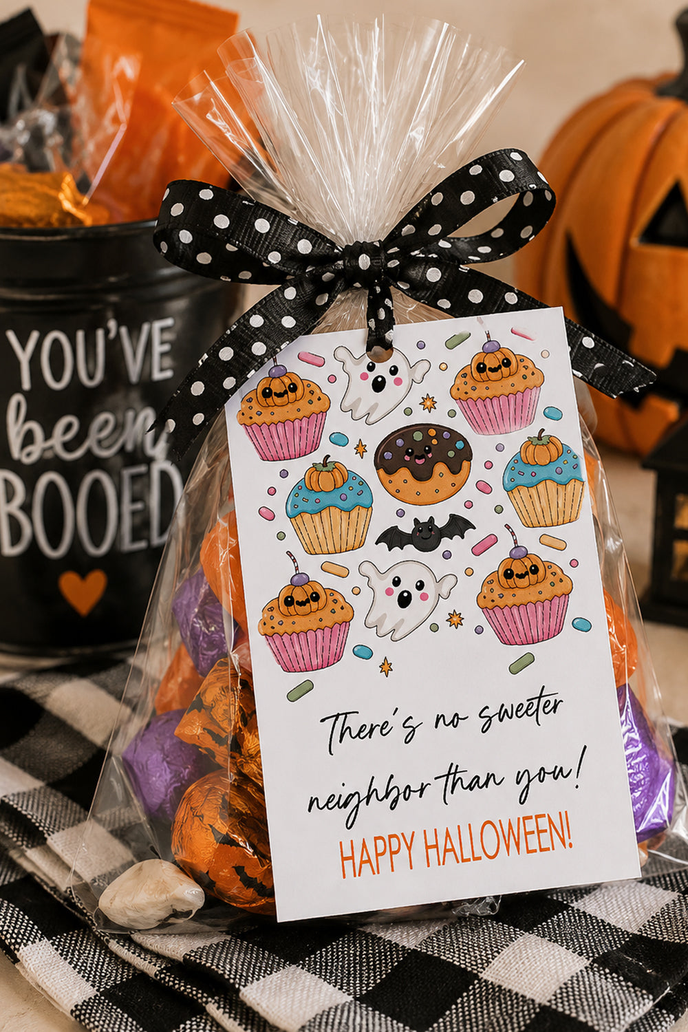 Sweet Neighbor Halloween Instant Download Tag