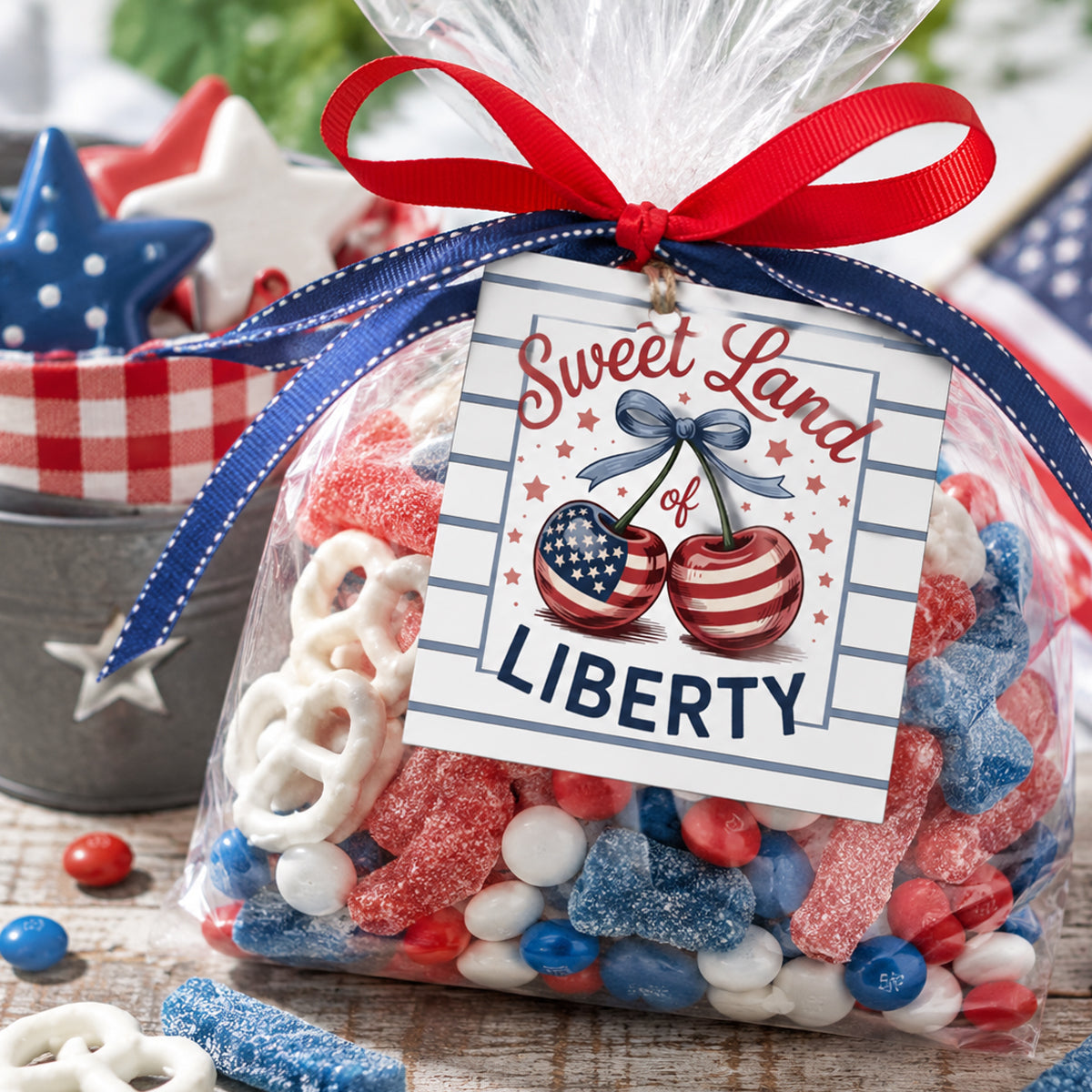 Sweet Land of Liberty Instant Download Tag