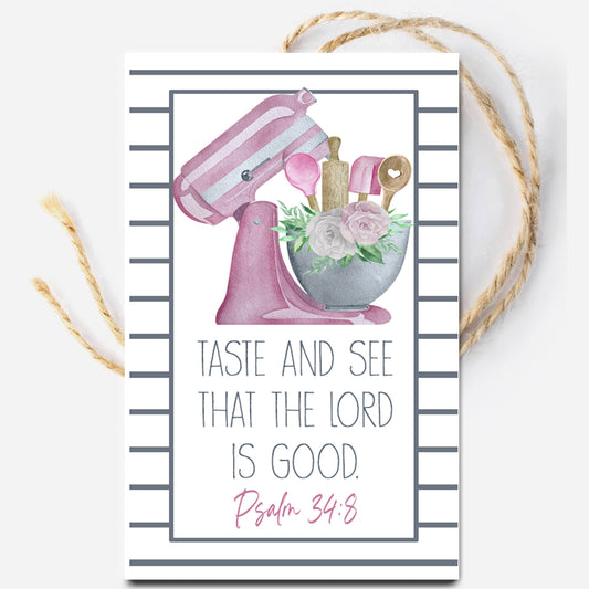 Taste and See Instant Download Tag