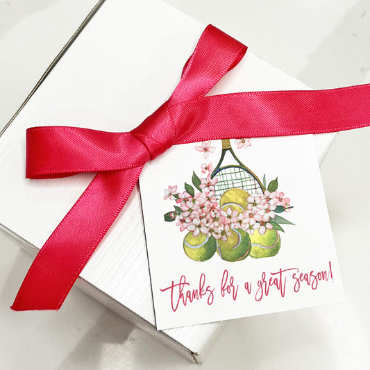 Tennis Season Instant Download Tag