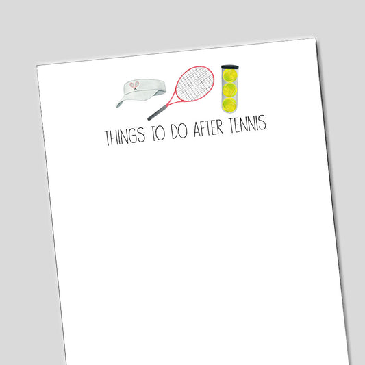 Tennis Things Notepad