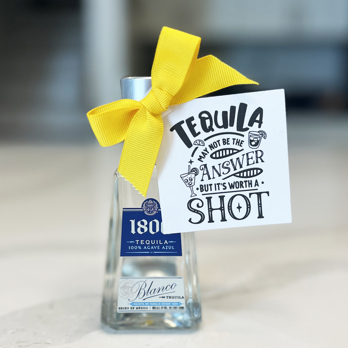Tequila Shot Tag - INSTANT DOWNLOAD