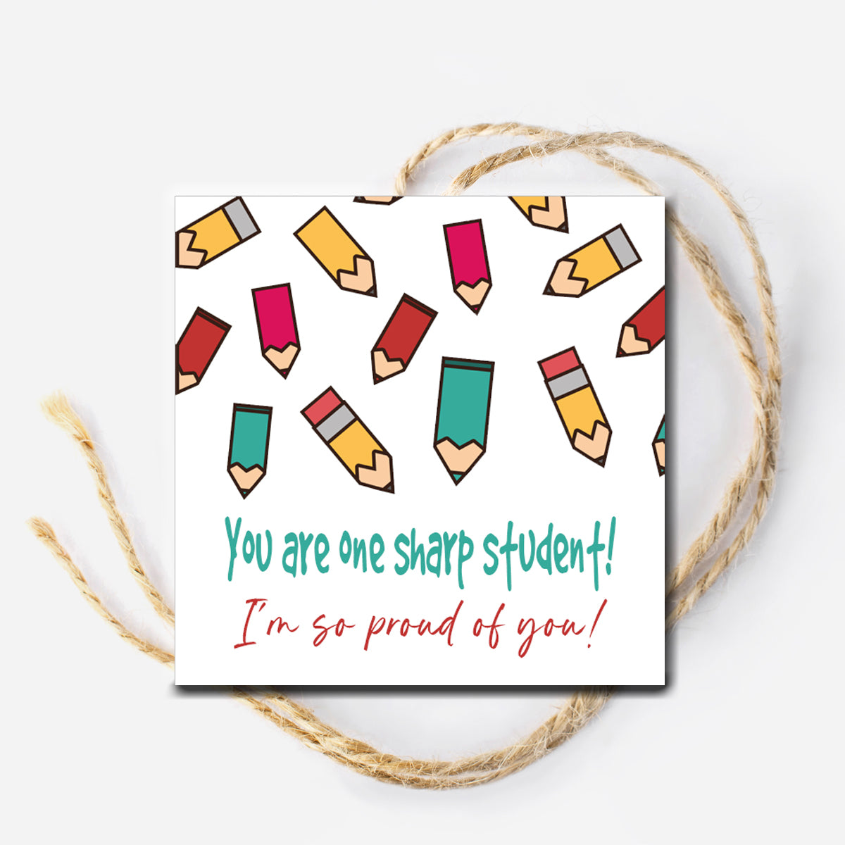 You are One Sharp Student Testing Instant Download Tag