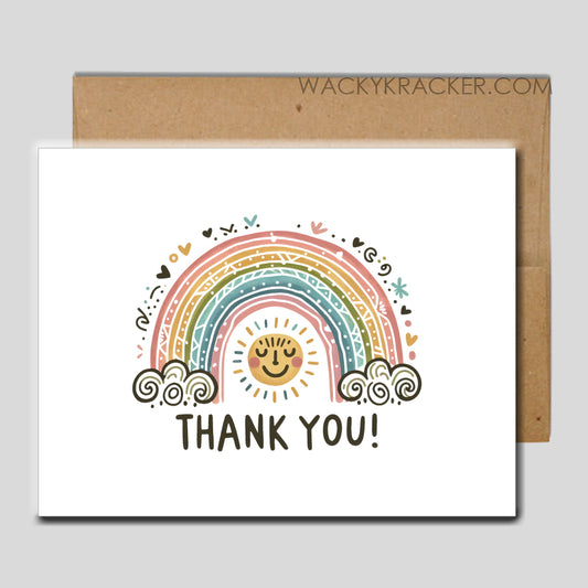 Thank You Greeting Card Instant Download