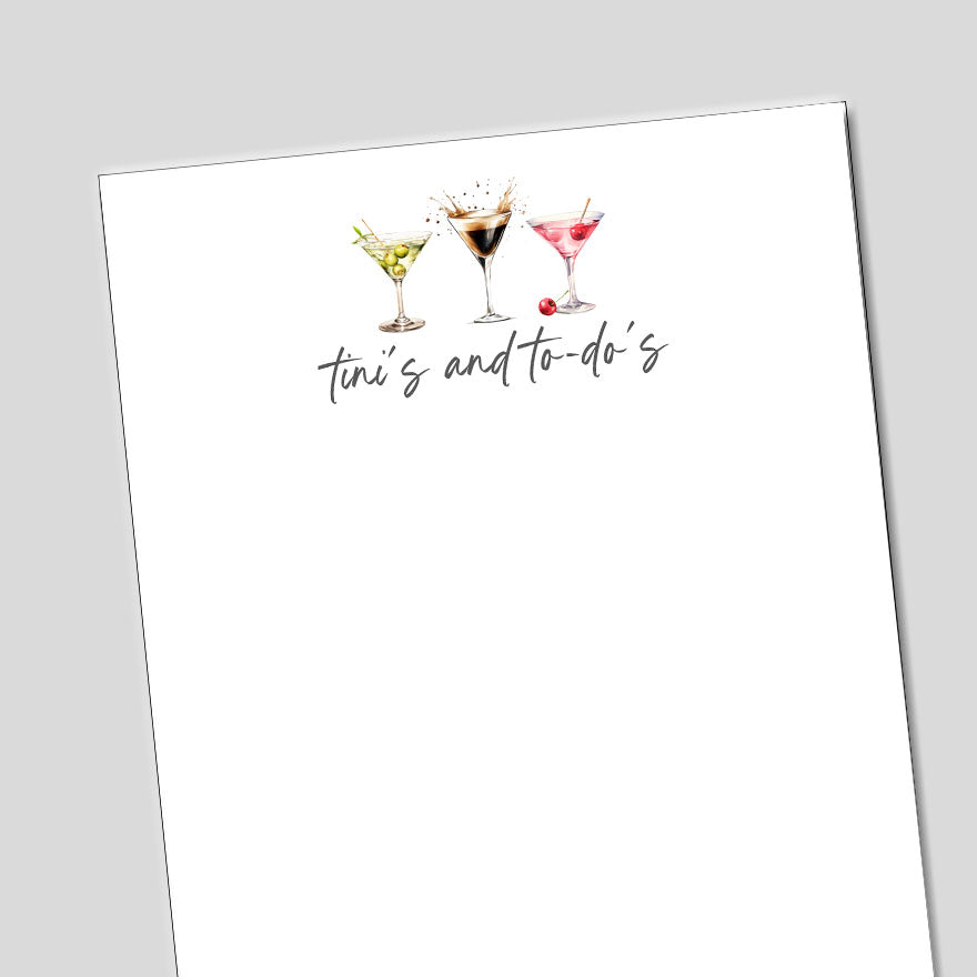 Tini's and To Do's Notepad