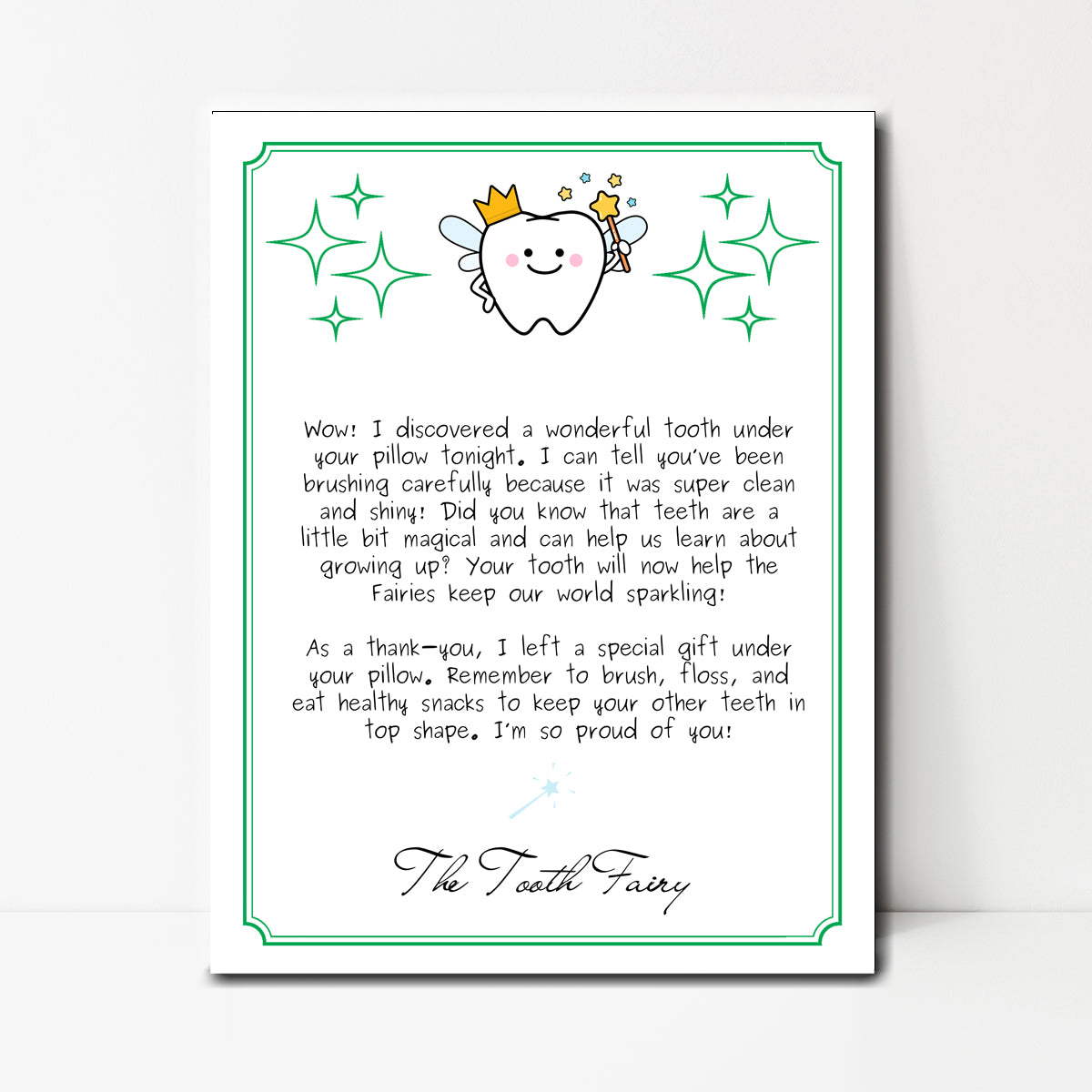 Tooth Fairy Letter Instant Download