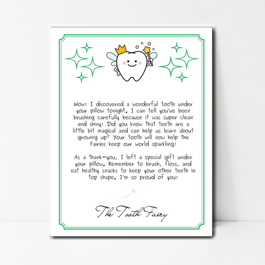 Tooth Fairy Letter Instant Download