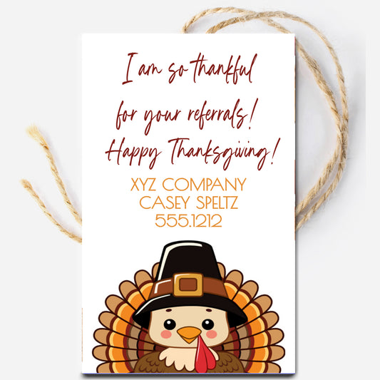 Turkey Referral Marketing Gift Tag