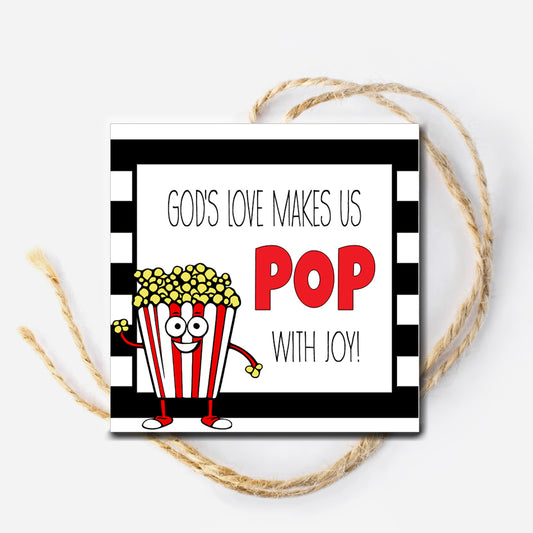 VBS Popcorn Instant Download Tag