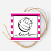 Volleyball Instant Download Tag