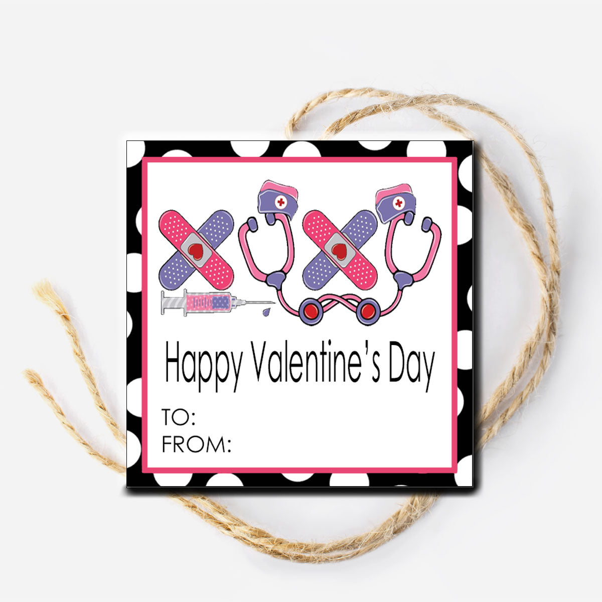 Funny Medical Valentines Tags