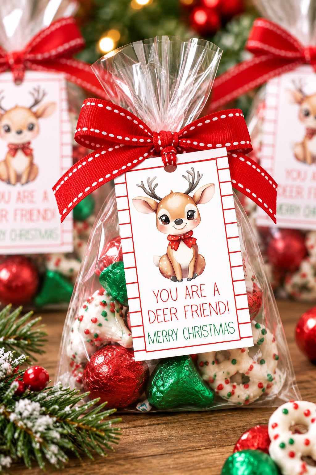 You are a Deer Friend Christmas Instant Download Tag