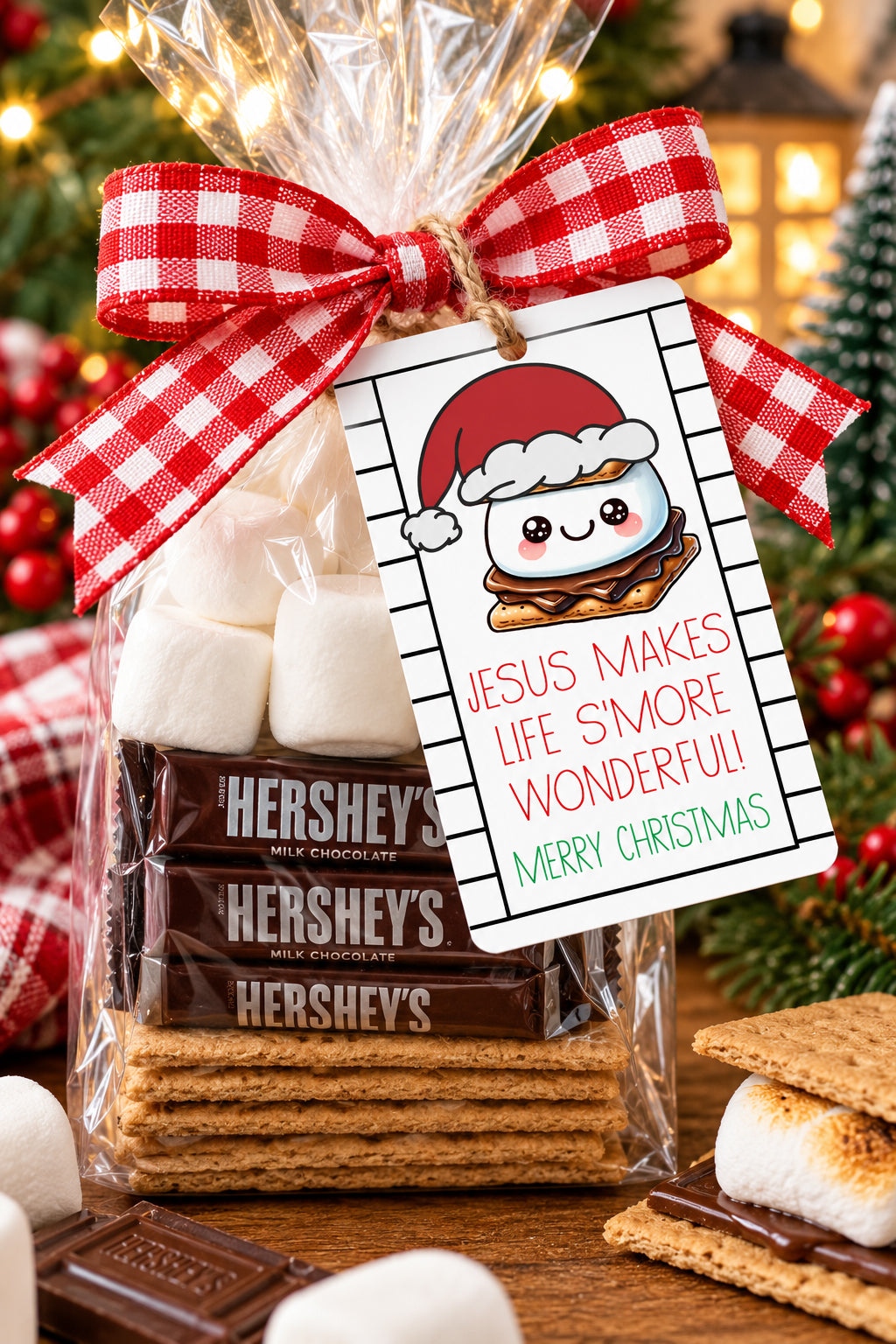 Jesus Smore Wonderful Instant Download Tag