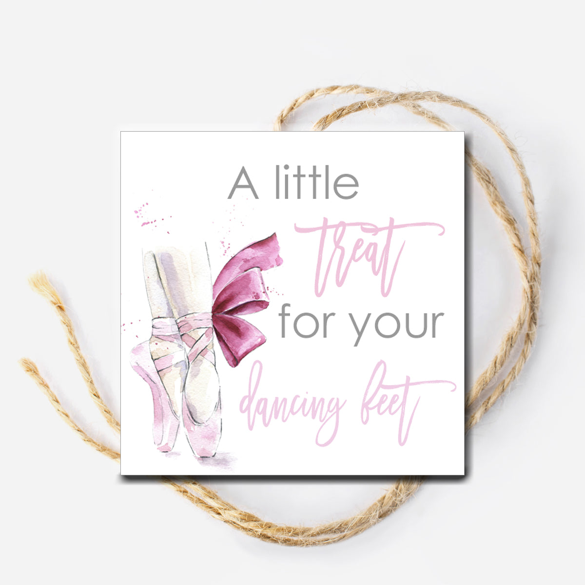 Dancing Feet Instant Download Tag
