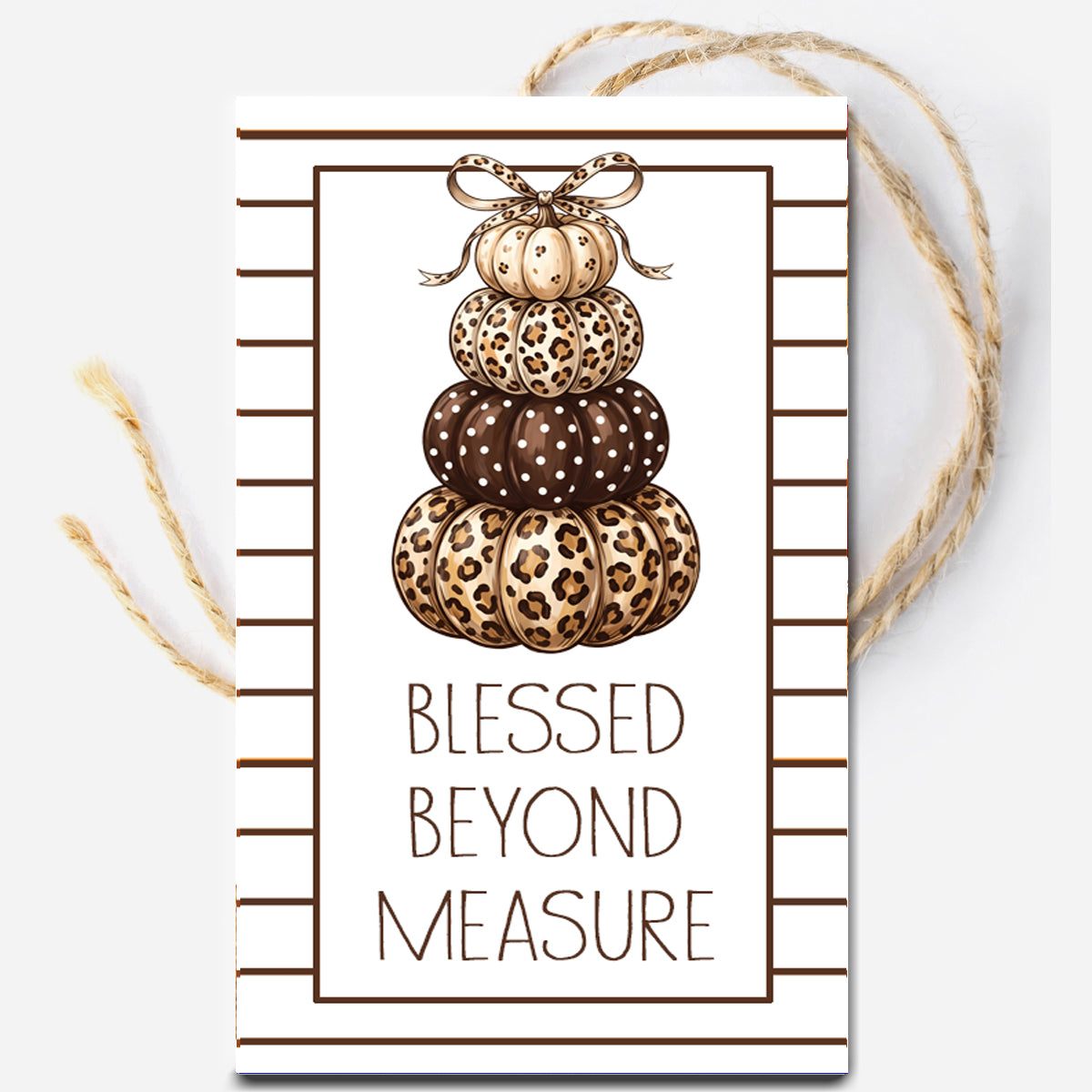 Blessed Beyond Measure Gift Tag